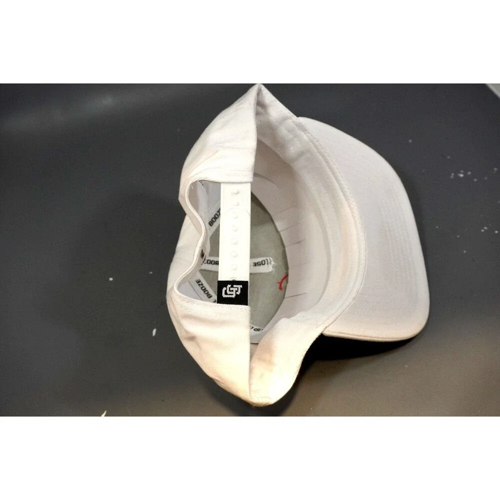 Golf Gods Tour Pro Mad Slicer Hat Cap White Flat Brim Snapback Funny Golf NWT